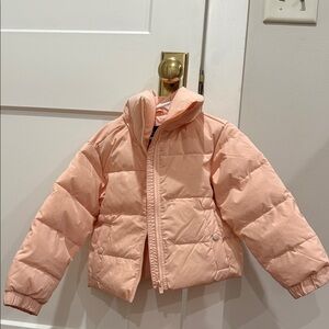 Kids Pink Puffer Jacket